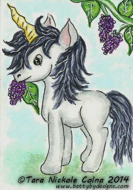 Blackberry Unicorn by Tara N Colna